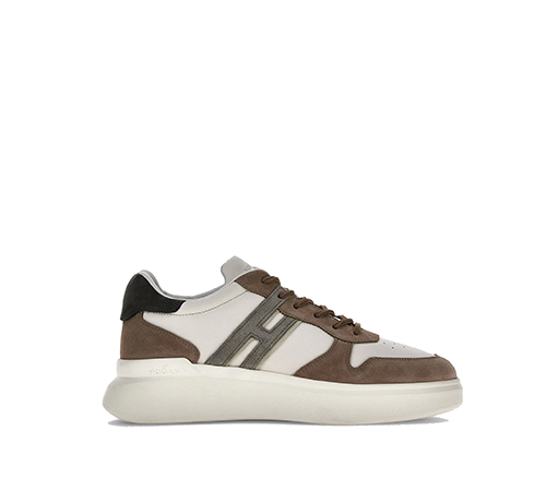 H580 Brown White Grey Sneakers