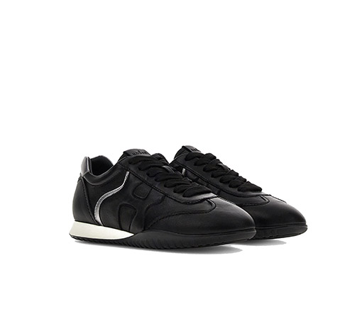 Olympia-Z Black Silver Sneakers