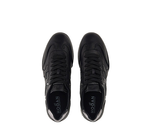 Olympia-Z Black Silver Sneakers