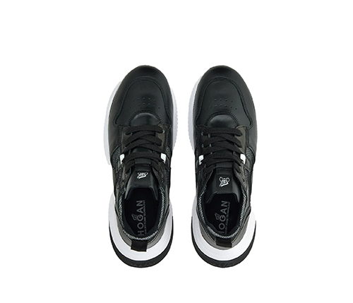 Hogan Interaction Black White Sneakers