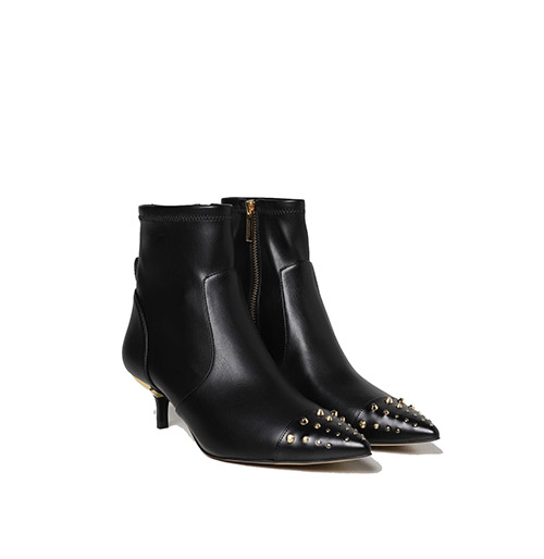 Black Kadence Kitten Bootie