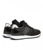 HOGAN R261 ALLACIATO BLACK SNEAKER