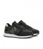 HOGAN R261 ALLACIATO BLACK SNEAKER