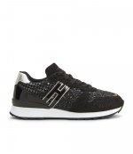 HOGAN R261 ALLACIATO BLACK SNEAKER