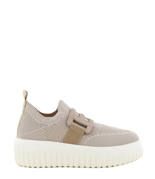 H-Stripes Knit Beige Sneaker