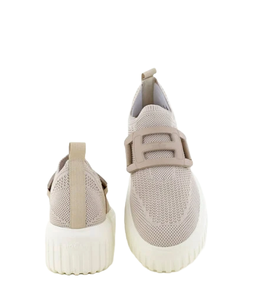 H-Stripes Knit Beige Sneaker