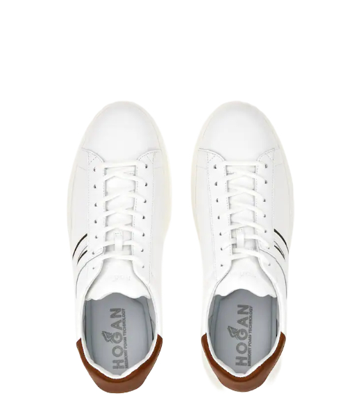 H580 Allaciato H Slash White Sneaker