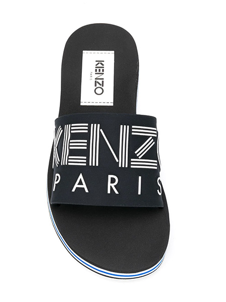 KENZO PAPAYA FLAT SPORTY MULES