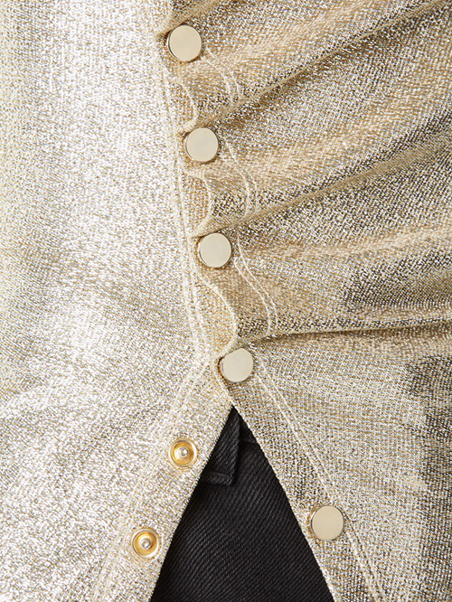 Siver/Gold Jupe Knit Skirt