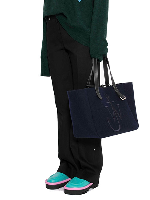 Belt Dark Navy Tote Bag