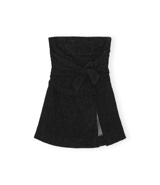Viscose Stretch Crepe Black Top