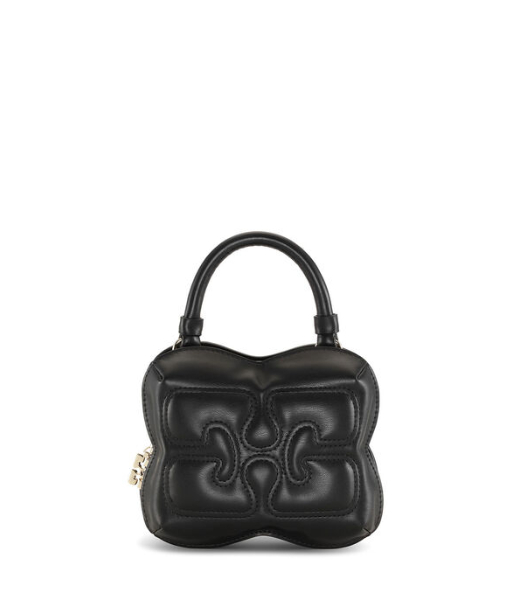 Butterfly Black Small Crossbody Bag