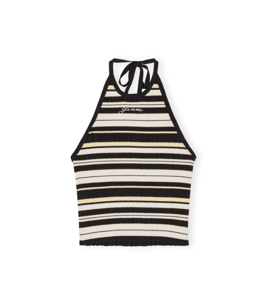 Future Viscose Rib Halterneck Top