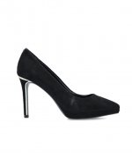 DKNY LEXI-HIGH PUMP 100 BLACK SUEDE