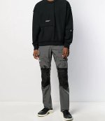 HELIOT EMIL DECONSTRUCTED CREWNECK w.EMBROIDERY