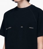 HELIOT EMIL TEXTURED FABRIC T-SHIRT w.PRINT