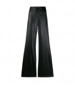 ALEXANDER WANG WET SHINE WASH & CO BLACK PANTS