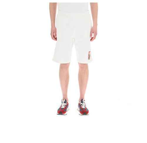 Knitted Cotton Off White Trousers