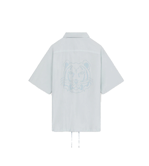 Woven Cotton Light Blue Shirt