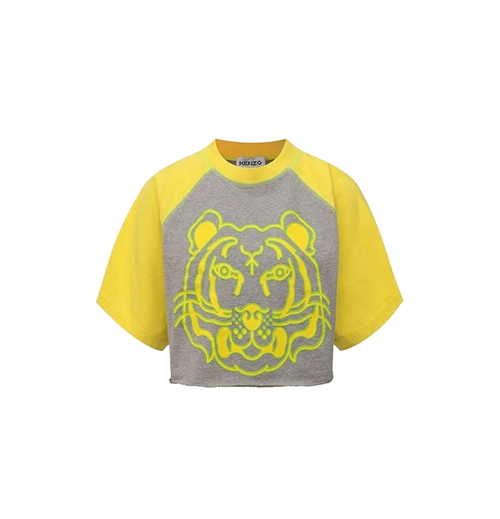 Knitted Cotton Pearl Grey T-Shirt