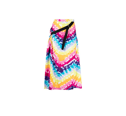 Woven Synthetic Skirt