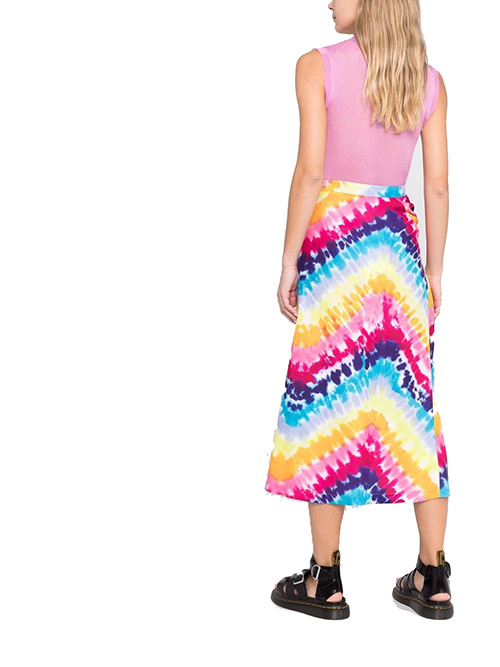 Woven Synthetic Skirt