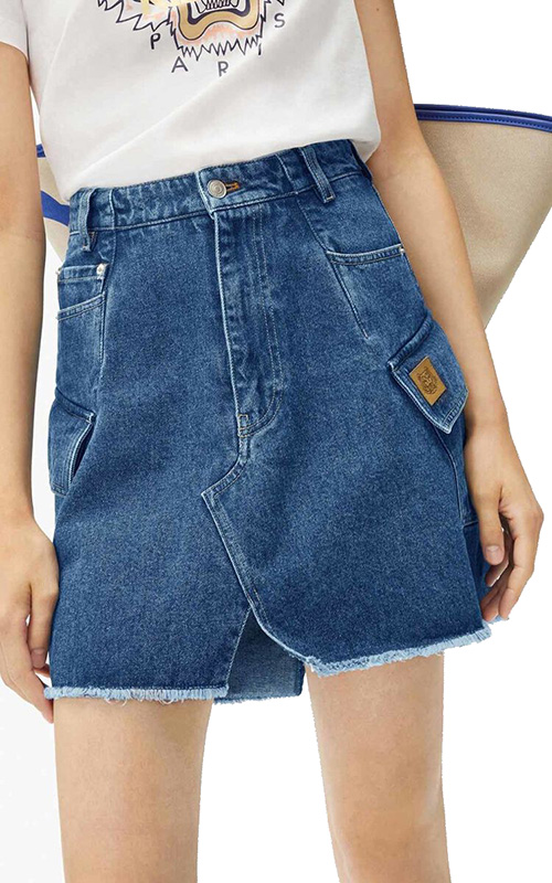 Woven Cotton Skirt