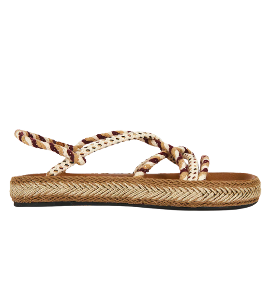 Multicolor Beige Kitza Sandals