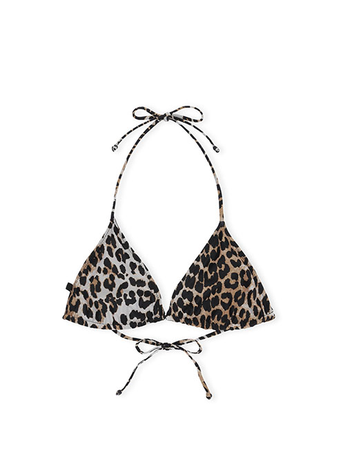 Leopard Bikini Top