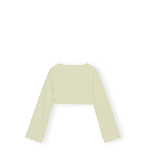 Lilly Green Cropped Blouse