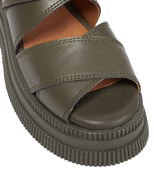 Creepers Chunky Buckle Sandal Tonal