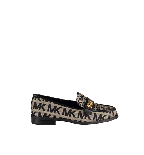 Padma Natural Black Loafer