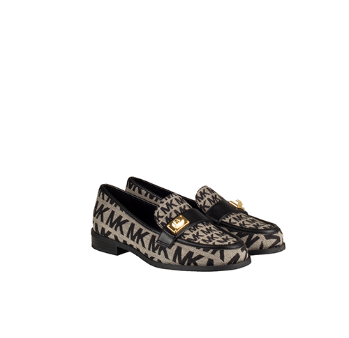 Padma Natural Black Loafer