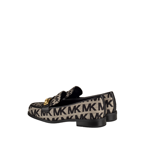 Padma Natural Black Loafer