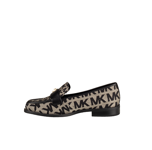 Padma Natural Black Loafer