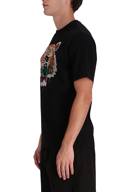 Knitted Cotton Tiger Seasonal 1 Relaxed T-Shirt