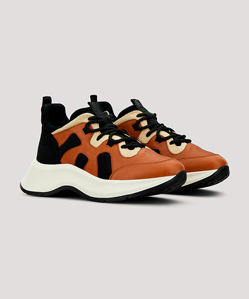 H585 Black & Brown Sneaker