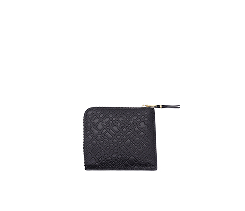 Black Embossed Roots Wallet