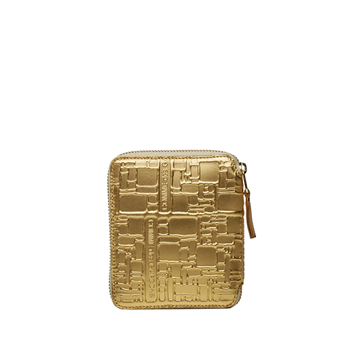 Gold Embossed Logotype Wallet