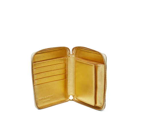 Gold Embossed Logotype Wallet