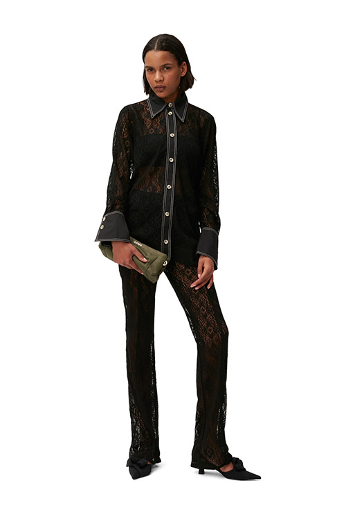 Cotton Lace Shirt