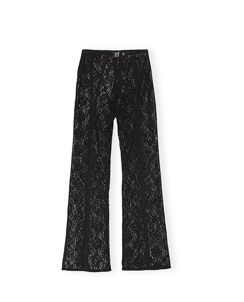 Cotton Lace Flared Pants