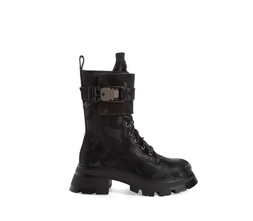Sava Combat Shiny Camo Black Boots