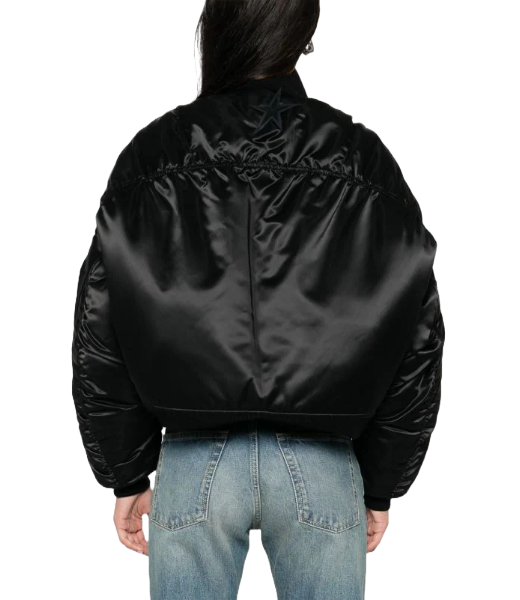 Black Shiny Bomber
