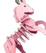 COACH SMLL UNI PZZL BC ; BK/PRI KEY HOLDER