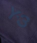 Y-3 NAVY LOGO SWEAT PANTS