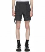 HELIOT EMIL LAYERED GREY SHORTS