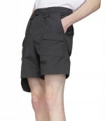 HELIOT EMIL LAYERED GREY SHORTS