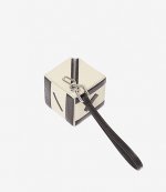 KENZO BEIGE CUBE COIN PURSE