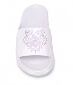 KENZO WHITE TIGER SLIDES